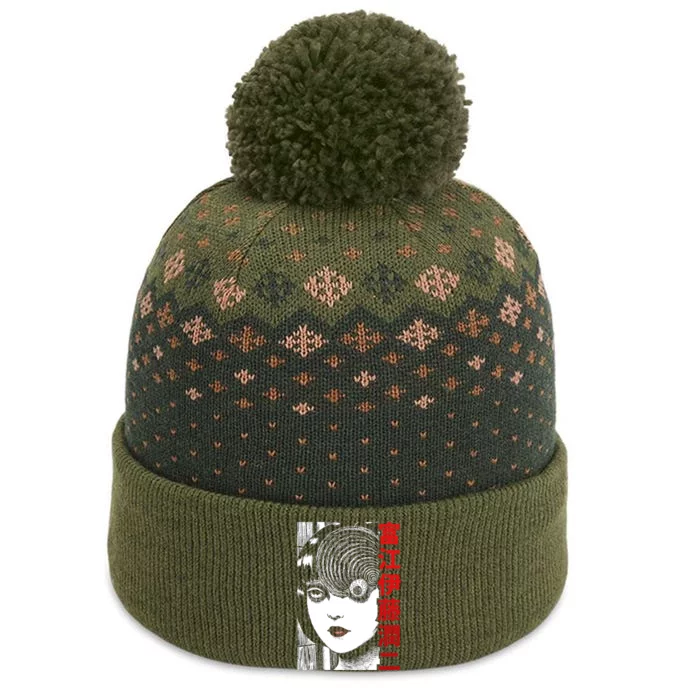 Tomie Junji Ito The Baniff Cuffed Pom Beanie