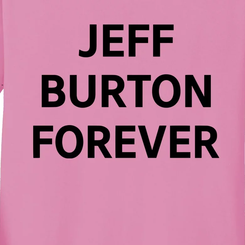 Team Jb Jeff Burton Forever Kids Long Sleeve Shirt