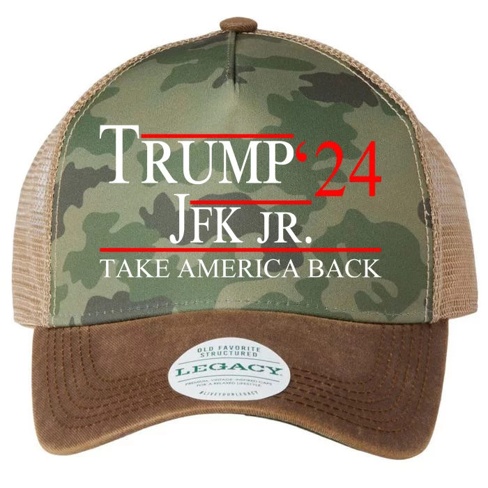 Trump JFK Jr Take America Back 2024 Legacy Tie Dye Trucker Hat