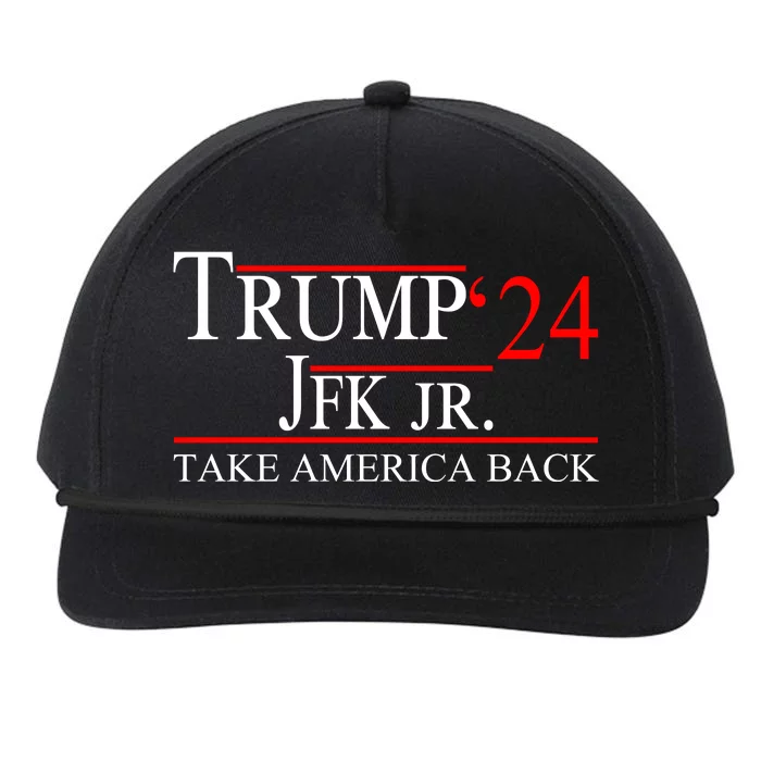 Trump JFK Jr Take America Back 2024 Snapback Five-Panel Rope Hat