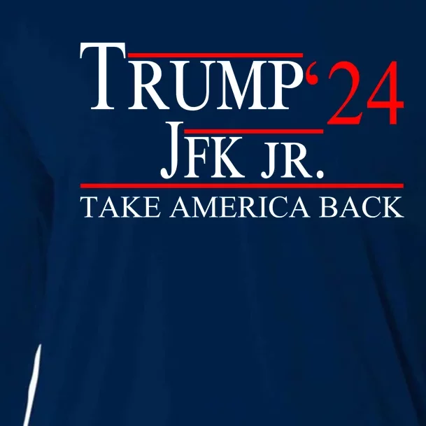 Trump JFK Jr Take America Back 2024 Cooling Performance Long Sleeve Crew