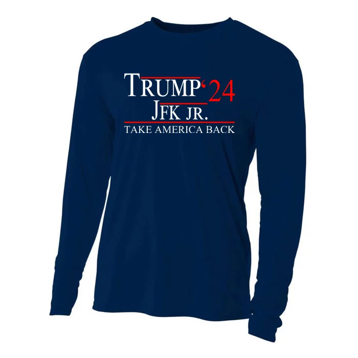 Trump JFK Jr Take America Back 2024 Cooling Performance Long Sleeve Crew