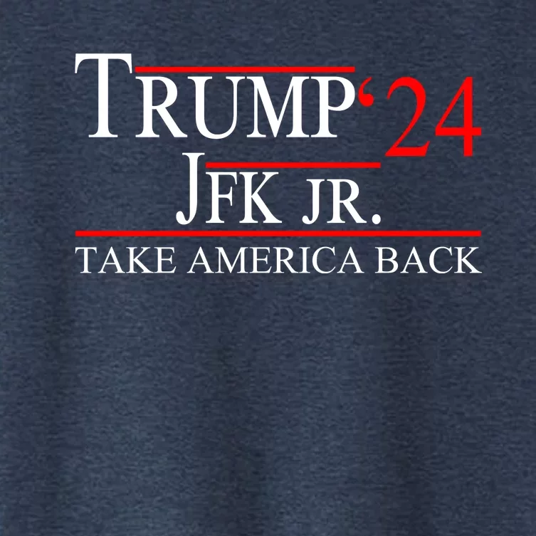 Trump JFK Jr Take America Back 2024 Women's Crop Top Tee