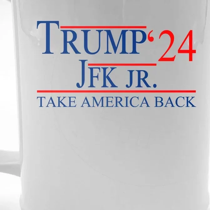 Trump JFK Jr Take America Back 2024 Front & Back Beer Stein