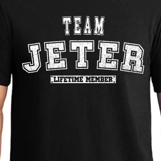 Team Jeter Lifetime Member Family Last Name Pajama Set