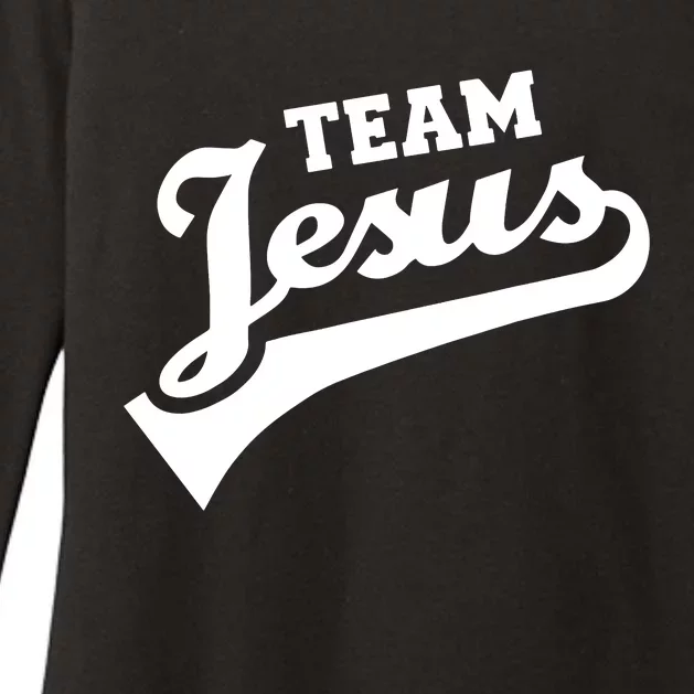 Team Jesus Lifetime Member Funny Christian Womens CVC Long Sleeve Shirt