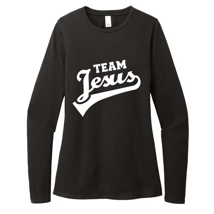 Team Jesus Lifetime Member Funny Christian Womens CVC Long Sleeve Shirt