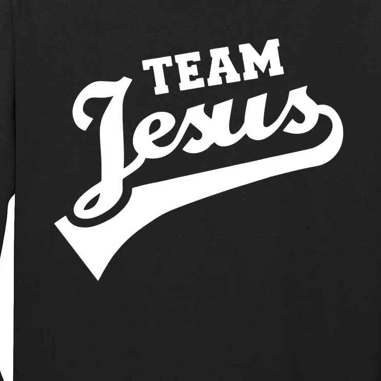 Team Jesus Lifetime Member Funny Christian Tall Long Sleeve T-Shirt