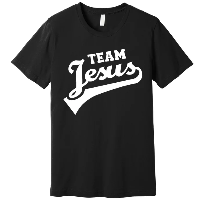 Team Jesus Lifetime Member Funny Christian Premium T-Shirt