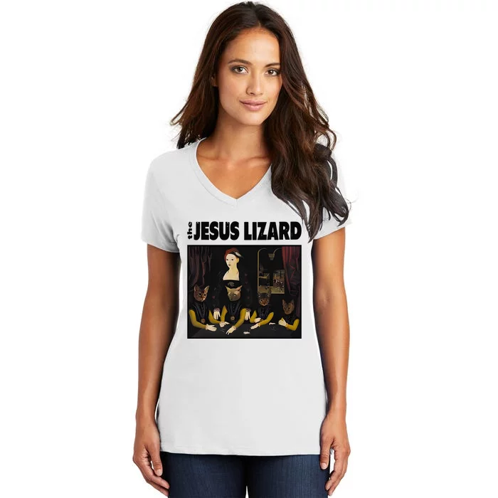 The Jesus Lizard Limited Edition Women's V-Neck T-Shirt