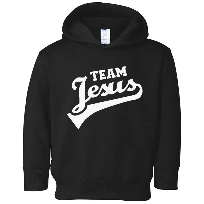 Team Jesus Lifetime Member Funny Religion Christian Gifts Toddler Hoodie