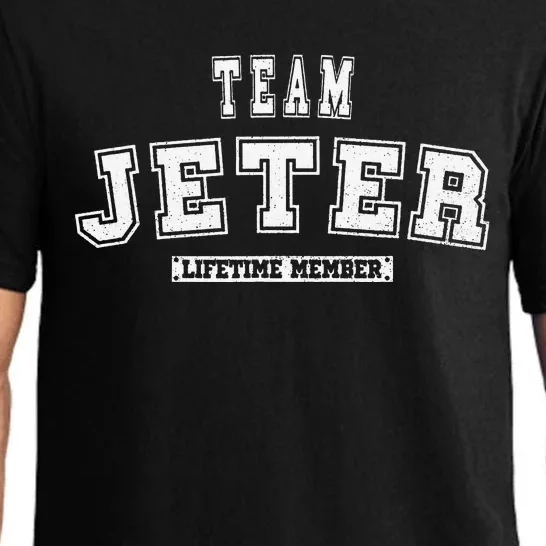 Team JETER Lifetime Member Family Last Name Pajama Set