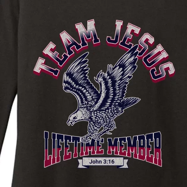 Team Jesus Lifetime Member God Christian Gift Womens CVC Long Sleeve Shirt