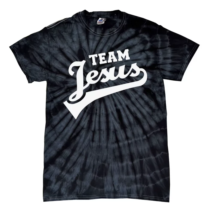 Team Jesus Lifetime Member Funny Christian Tie-Dye T-Shirt