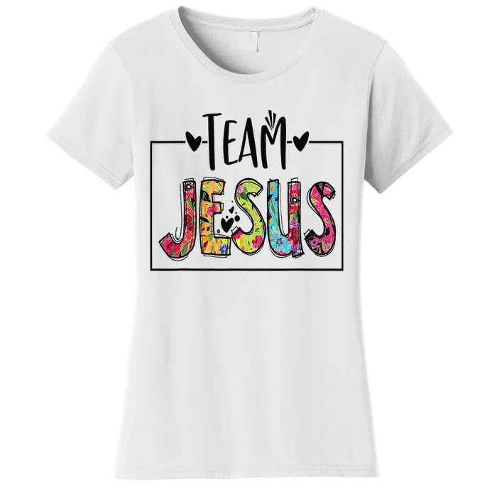 Team Jesus Lover Christian Religious Believers God Women's T-Shirt