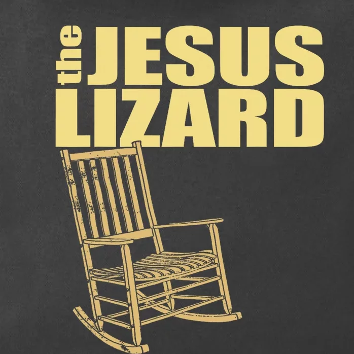 The Jesus Lizard Funny Chair Saying Christian Faith Music Zip Tote Bag