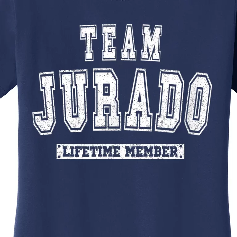 Team Jurado Lifetime Member Family Last Name Women's T-Shirt