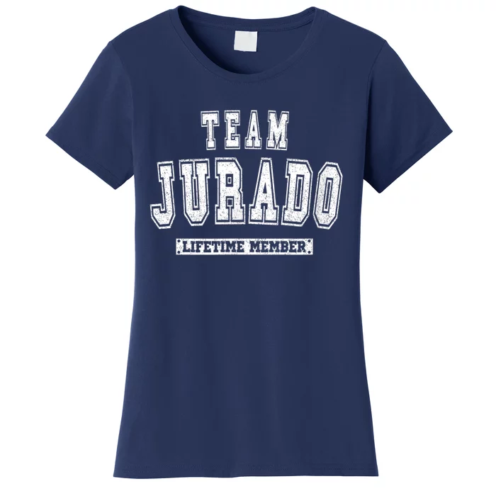 Team Jurado Lifetime Member Family Last Name Women's T-Shirt