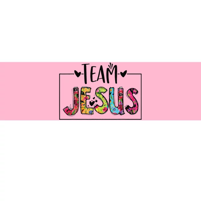 Team Jesus Lover Christian Funny Believers God Bumper Sticker