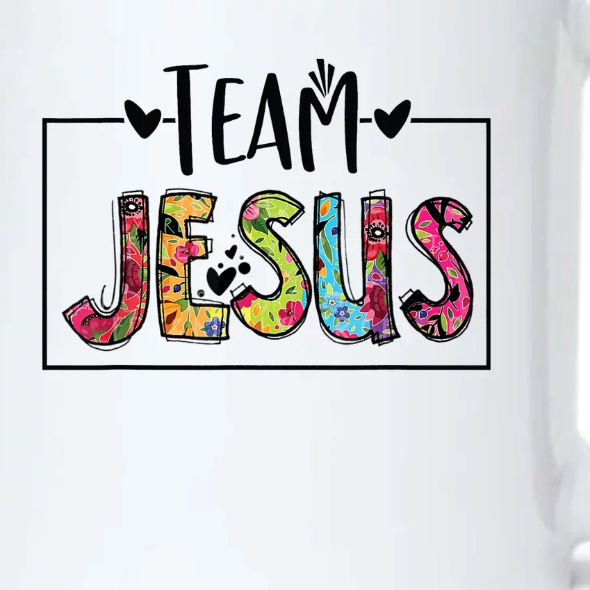 Team Jesus Lover Christian Religious Believers God Black Color Changing Mug