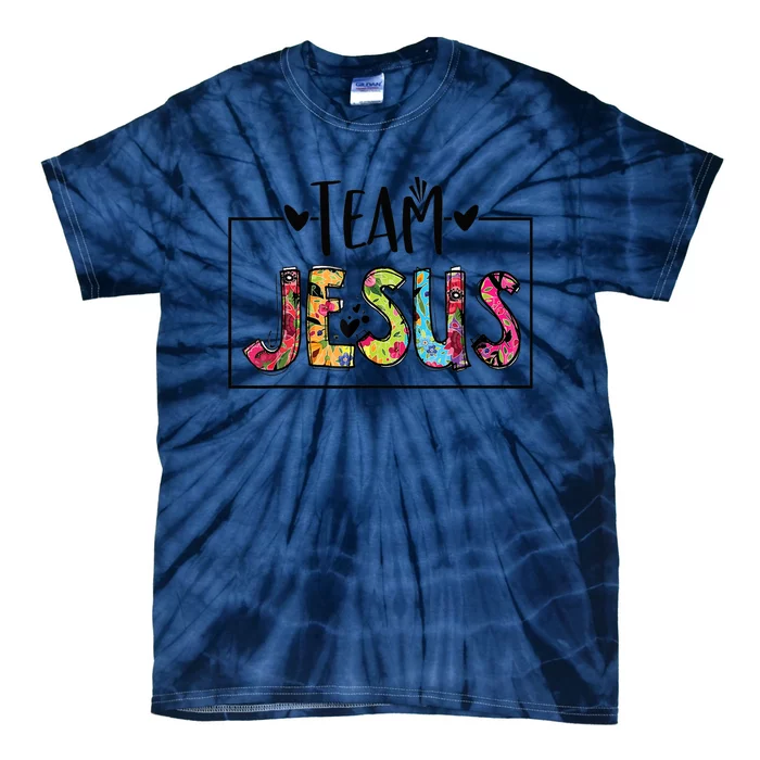 Team Jesus Lover Christian Religious Believers God Tie-Dye T-Shirt