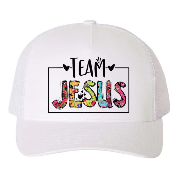 Team Jesus Lover Christian Religious Believers God Yupoong Adult 5-Panel Trucker Hat