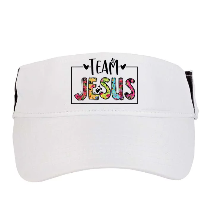 Team Jesus Lover Christian Religious Believers God Adult Drive Performance Visor