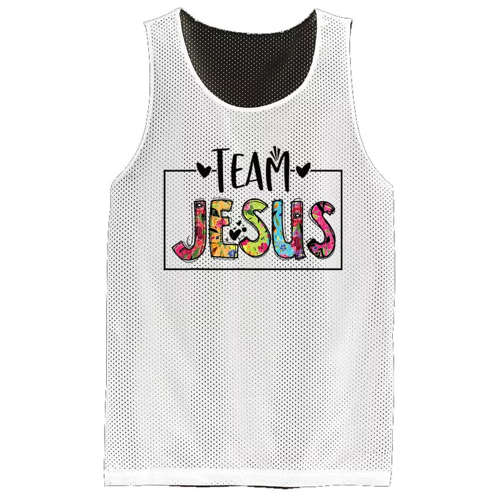 Team Jesus Lover Christian Religious Believers God Mesh Reversible Basketball Jersey Tank