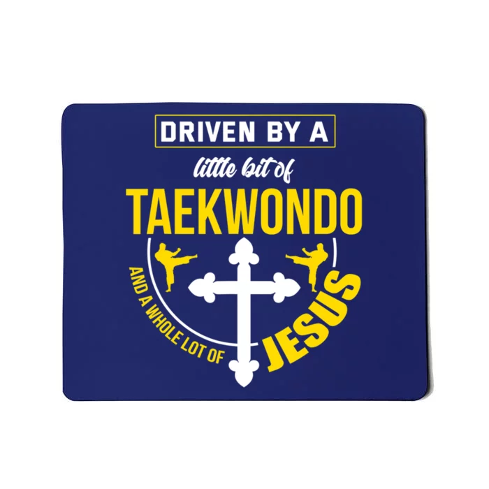 Taekwondo Jesus Martial Arts Christian Taekwondo Mousepad