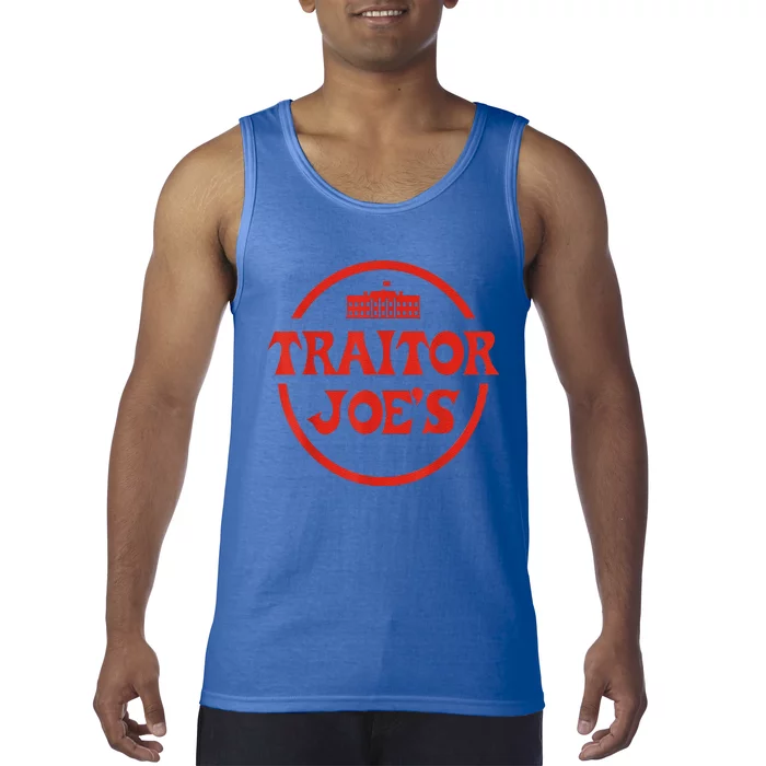 Traitor Joe's MAGA AntiBiden Funny Political Tank Top