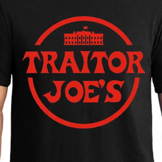 Traitor Joe's MAGA Anti-Biden Funny Political Pajama Set