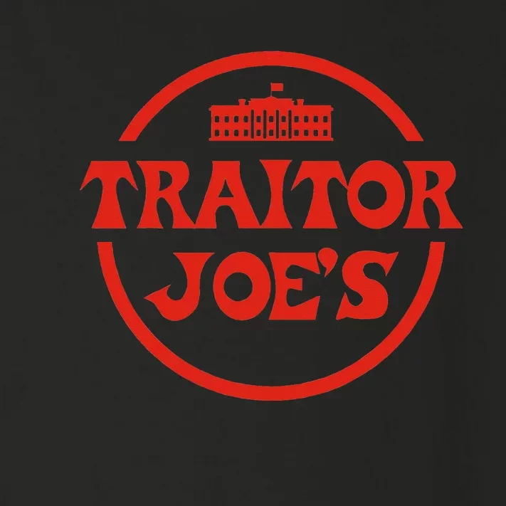 Traitor Joe's MAGA Anti-Biden Funny Political Toddler Long Sleeve Shirt