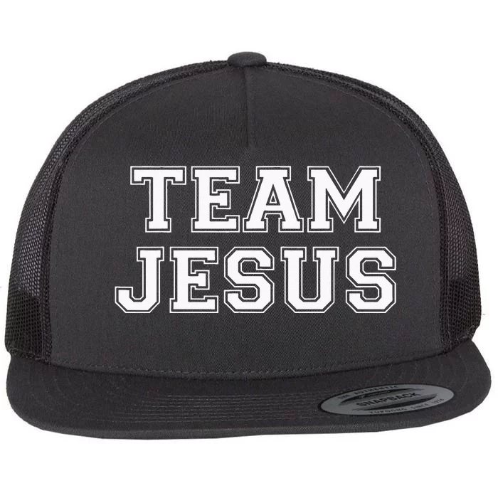 Team Jesus Men Women Kids Fun Christian Flat Bill Trucker Hat