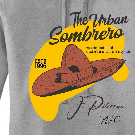 The J. Peterman Urban Sombrero 1996 Women's Pullover Hoodie