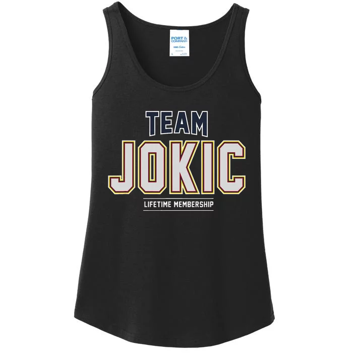 Team Jokic Proud Family Last Name Surname Ladies Essential Tank