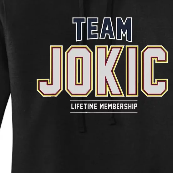 Team Jokic Proud Family Last Name Surname Women's Pullover Hoodie