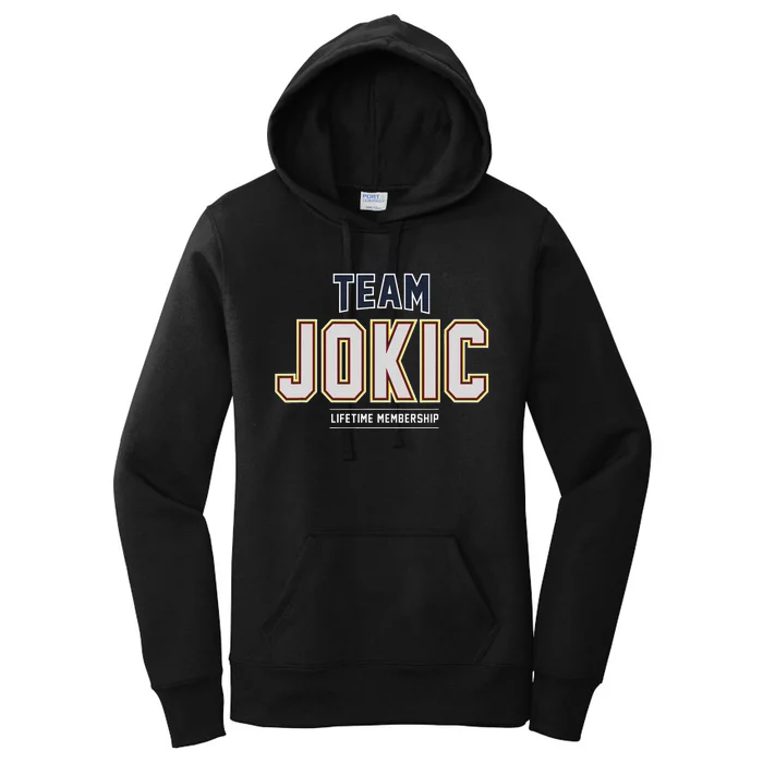 Team Jokic Proud Family Last Name Surname Women's Pullover Hoodie