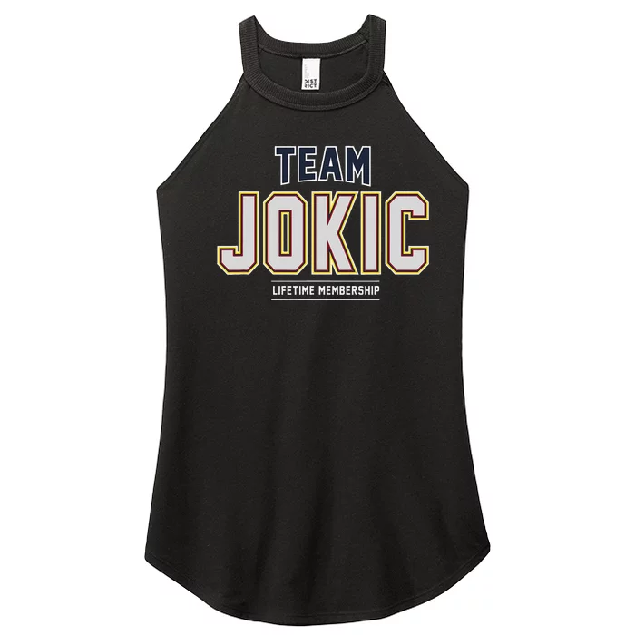 Team Jokic Proud Family Last Name Surname Women’s Perfect Tri Rocker Tank