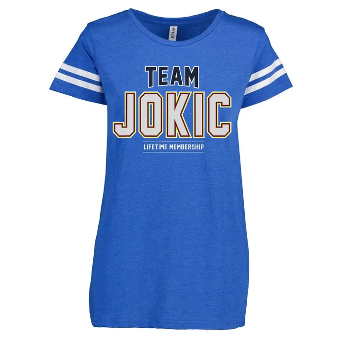 Team Jokic Proud Family Last Name Surname Enza Ladies Jersey Football T-Shirt