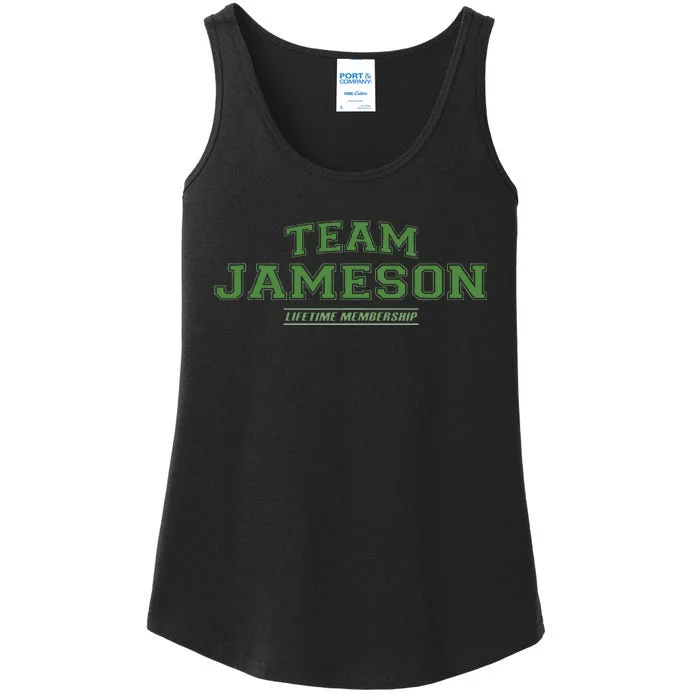 Team Jameson Proud Family Surname Last Name Gift Ladies Essential Tank