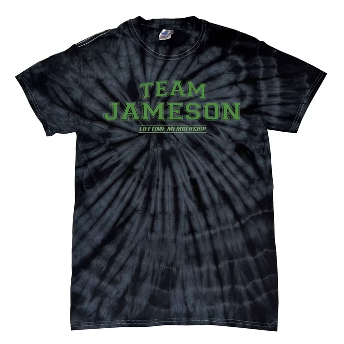 Team Jameson Proud Family Surname Last Name Gift Tie-Dye T-Shirt