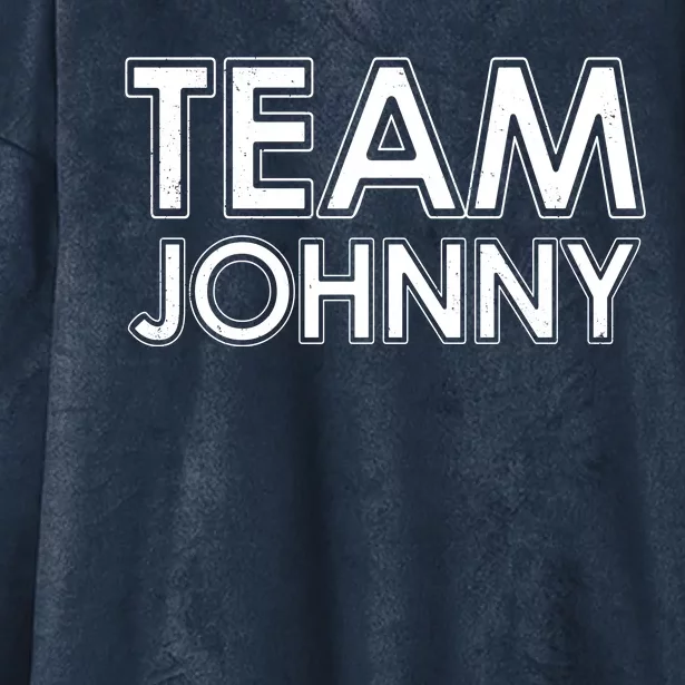 Team Johnny Retro Hooded Wearable Blanket