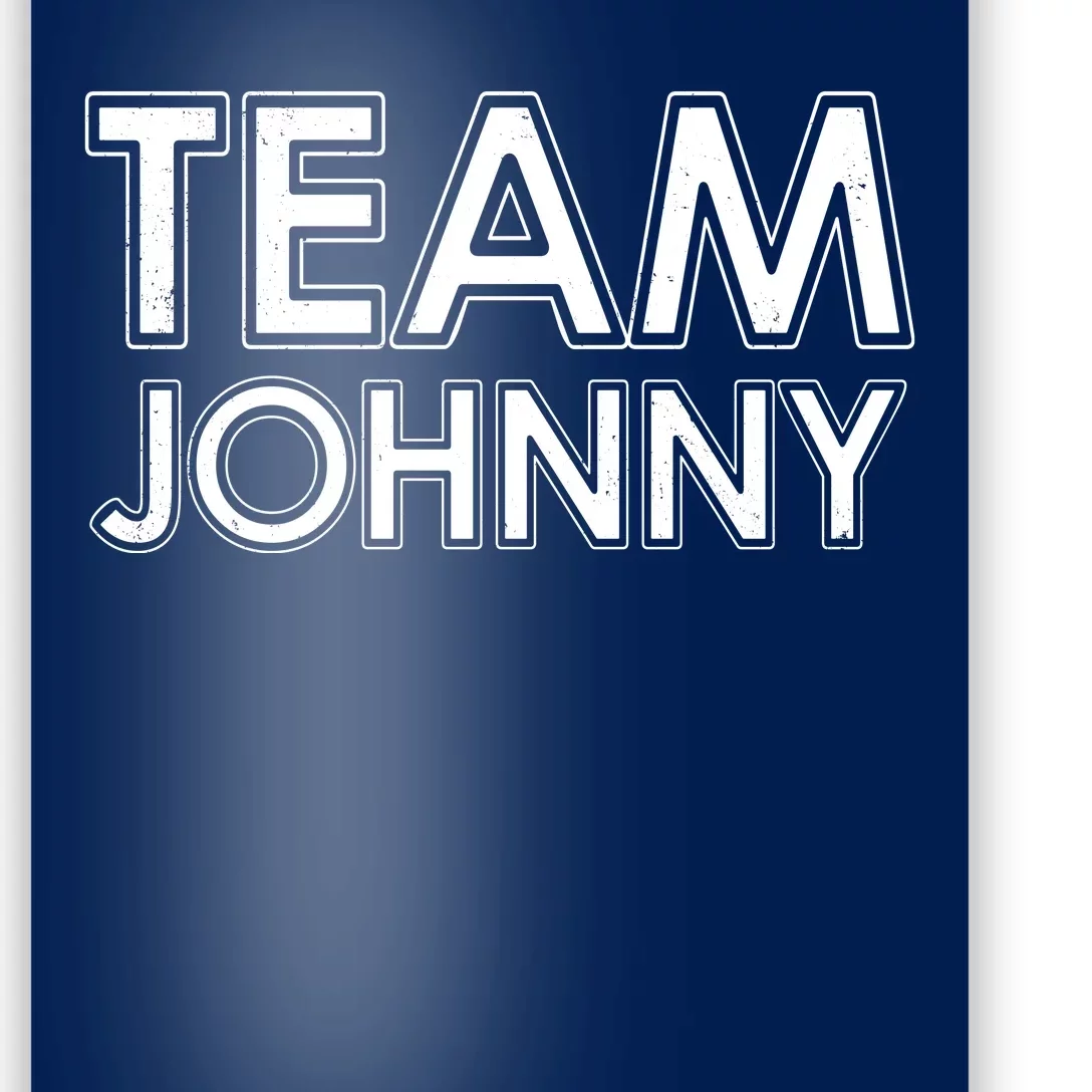 Team Johnny Retro Poster