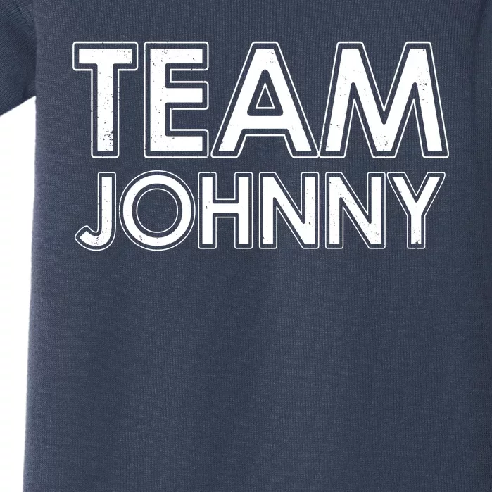 Team Johnny Retro Baby Bodysuit