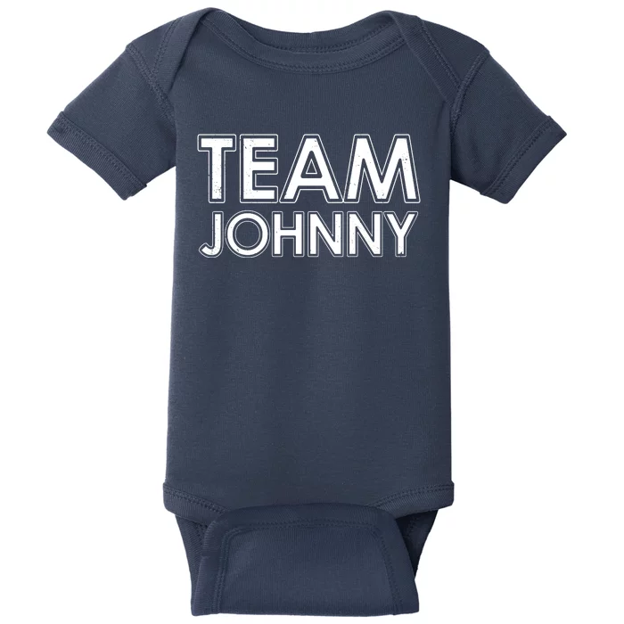 Team Johnny Retro Baby Bodysuit