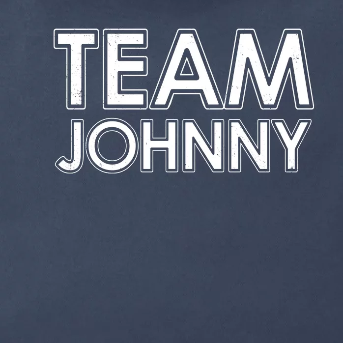 Team Johnny Retro Zip Tote Bag