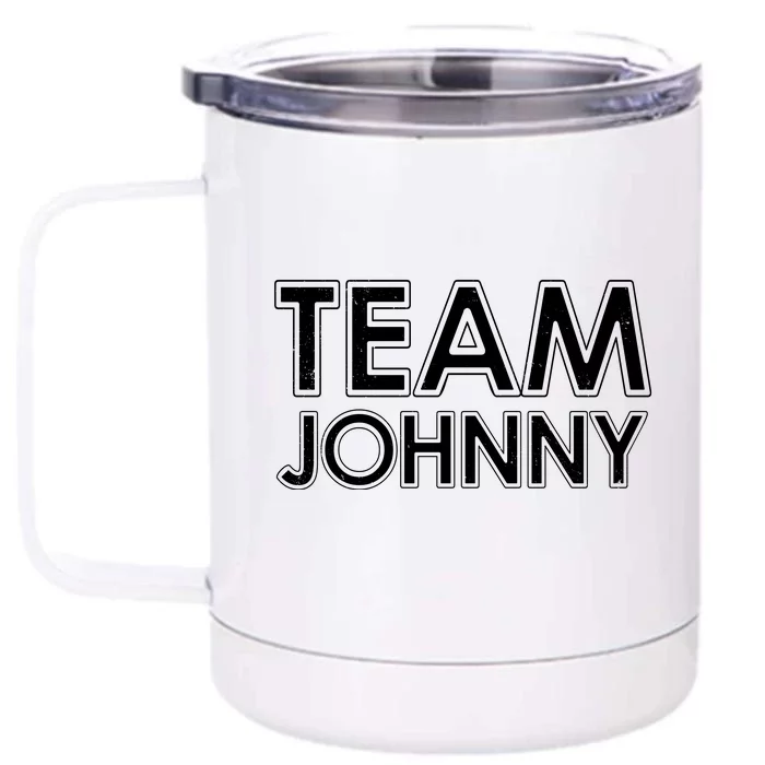 Team Johnny Retro Front & Back 12oz Stainless Steel Tumbler Cup