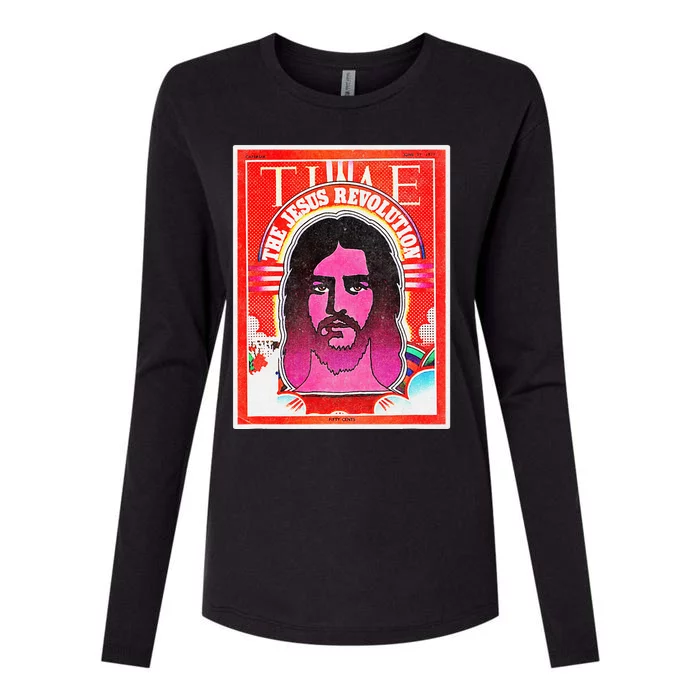 The Jesus Revolution Retro Vintage Christian Revival 70s 60s Womens Cotton Relaxed Long Sleeve T-Shirt