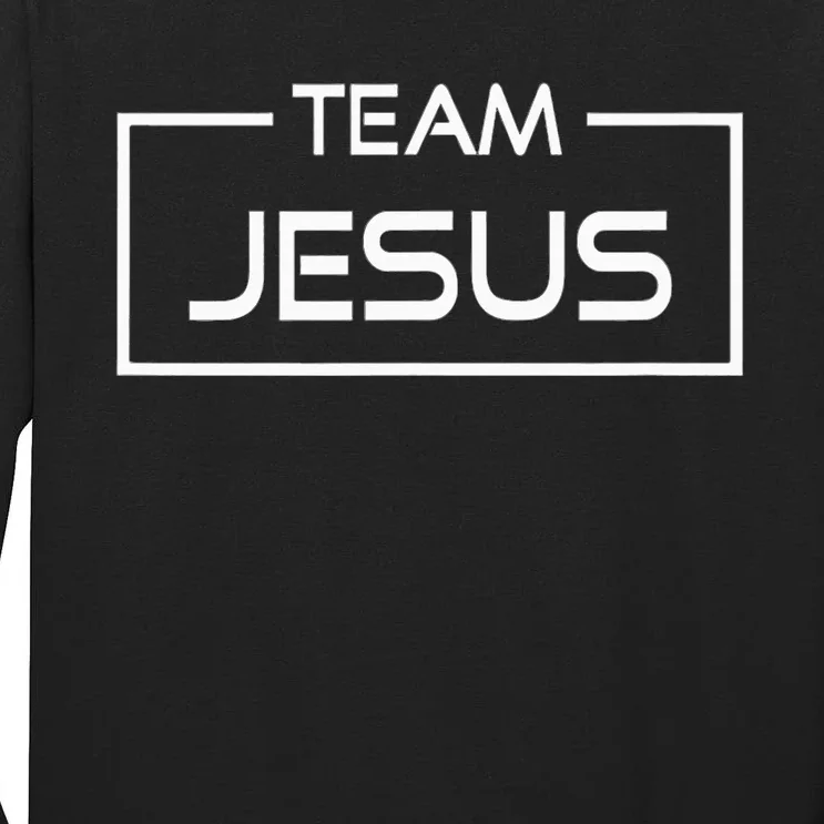 Team Jesus Religious Tall Long Sleeve T-Shirt