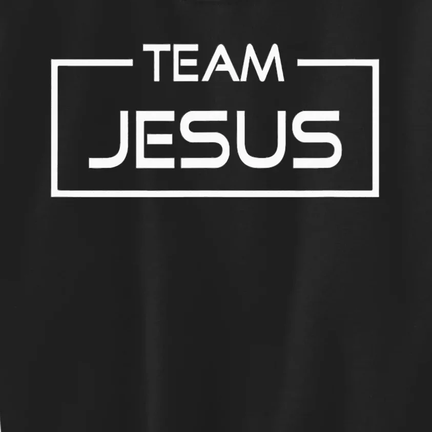 Team Jesus Religious Kids Sweatshirt